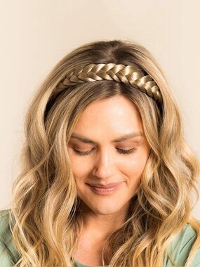 Madison Braids Blonde Braided Headband Hairpiece